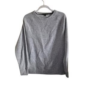 Banana Republic Men's Gray Waffle Knit Sweatshirt - M